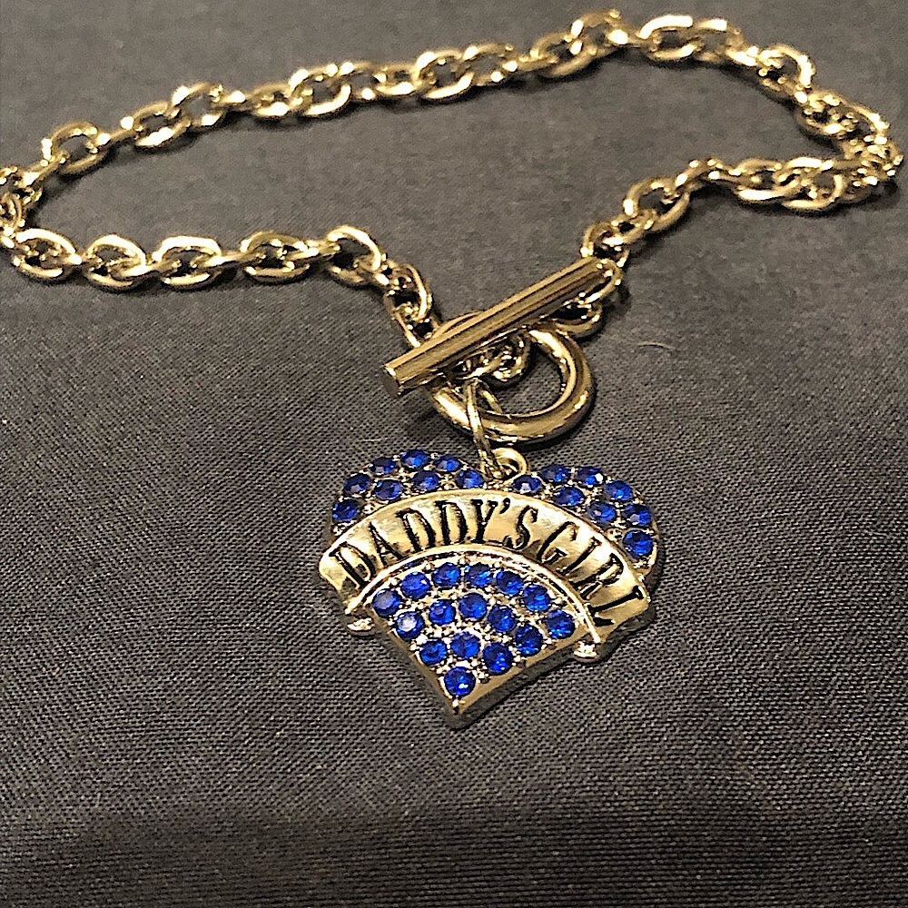 NWT Daddy’s Girl Rhinestones Bracelet chain Bracelet 🦄3 for $15 /4 for $20🦄